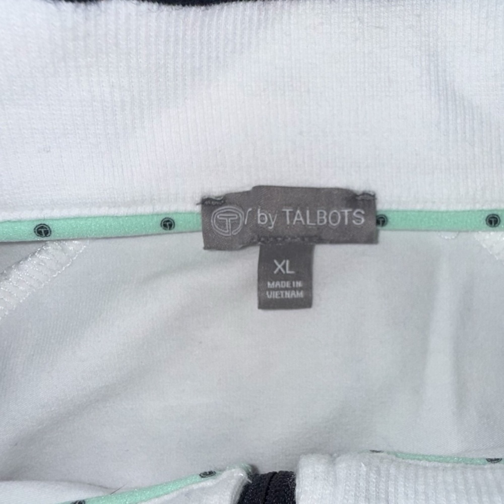 T BY TALBOTS Everyday Yoga Jacket - Solid White XL - Picture 6 of 10